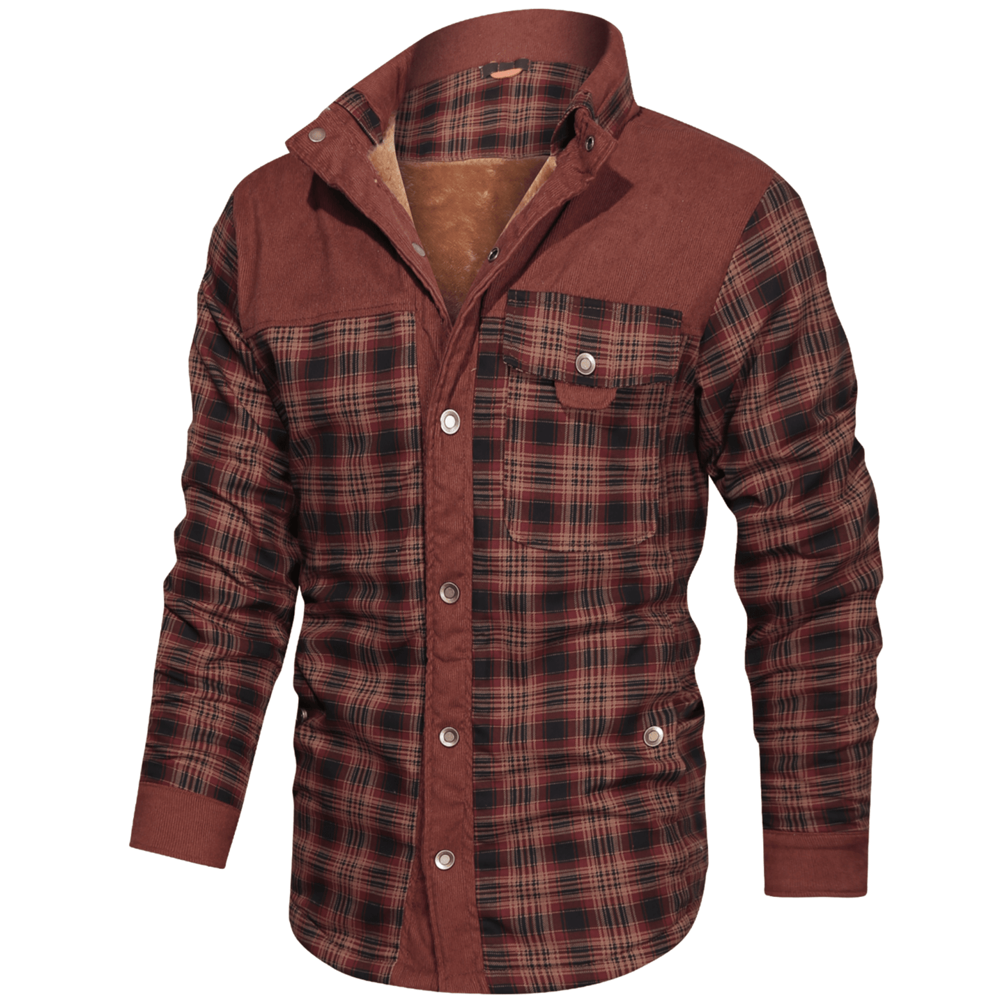 Manfred | Warm gestreifte Flanelljacke