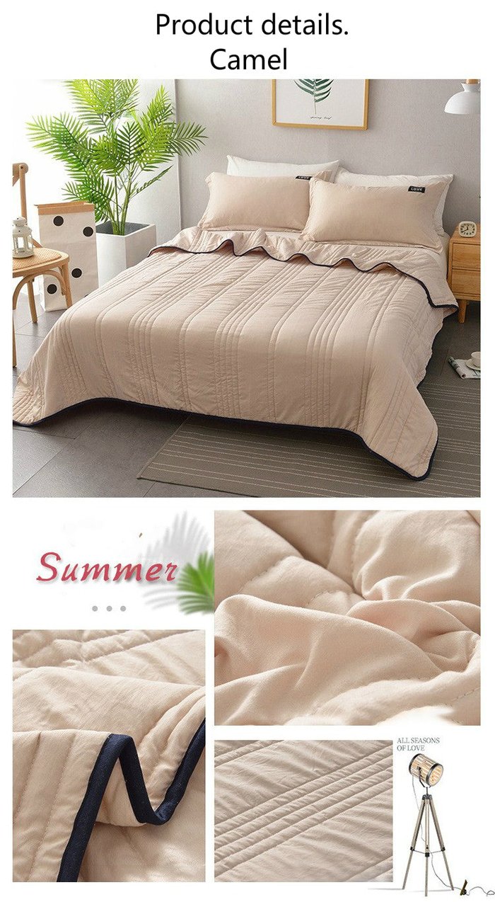 Coole Seidige Kingsize Sommerdecke