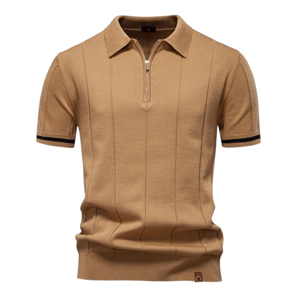John™ | Freizeit-Polo-Shirt mit Reißverschluss im sportlichen Stil