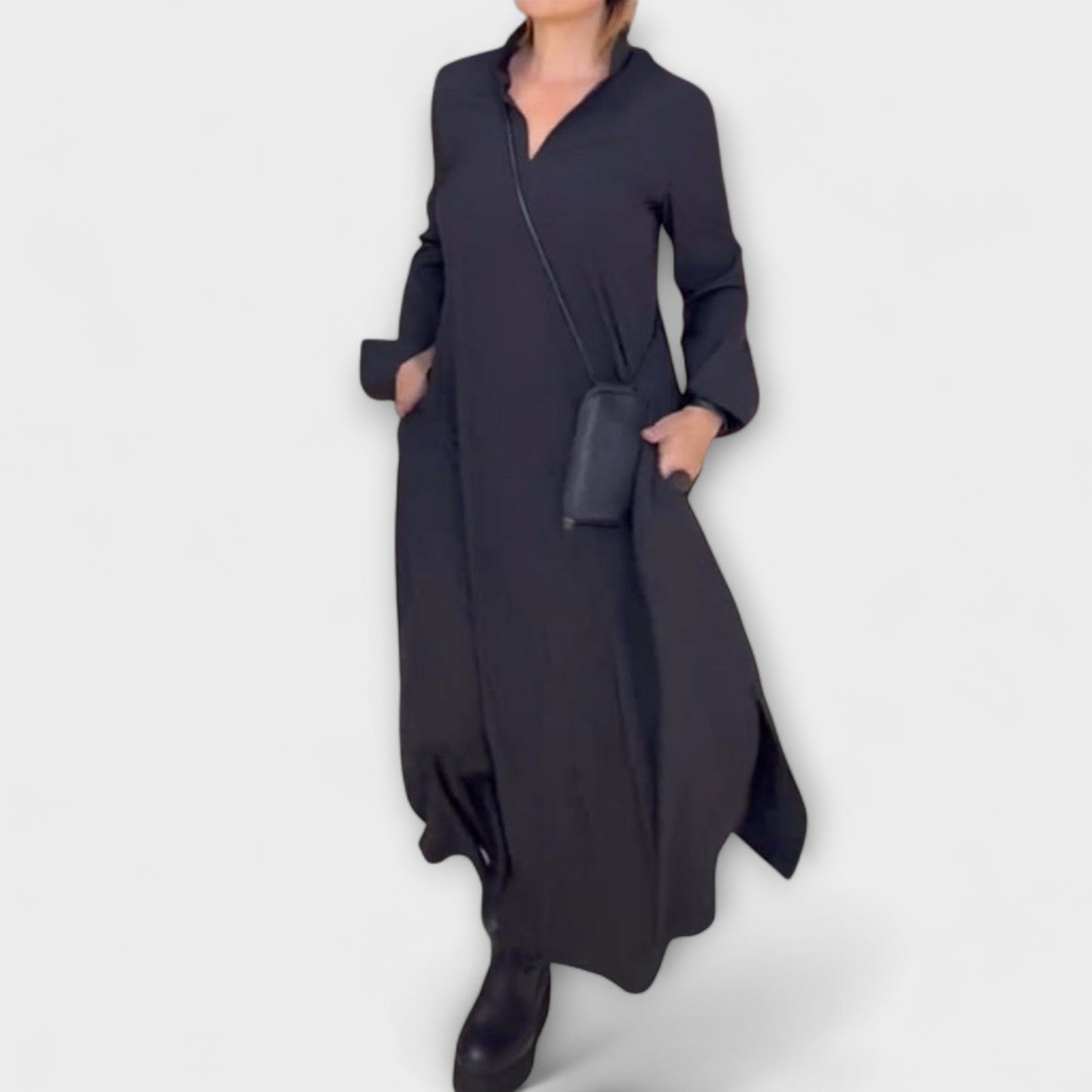 Caroline - Langes und Fließendes Kleid