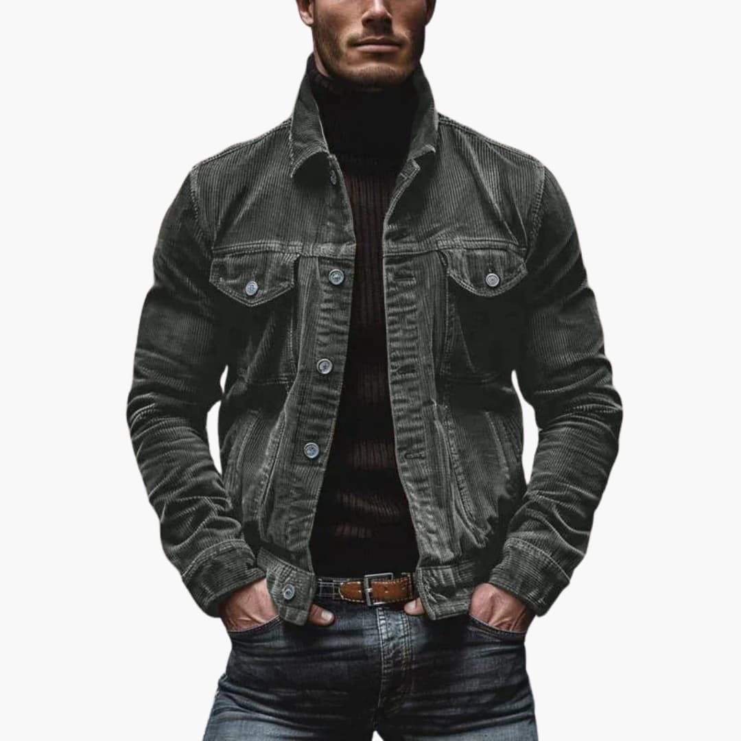 Otto | Retro Cordjacke mit Mehreren Taschen