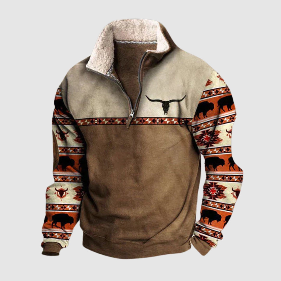 Daniel - Bequemer Zip-Pullover