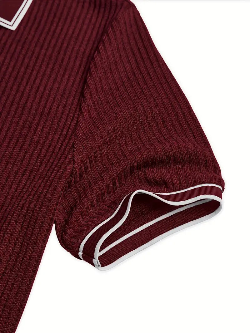 SEBASTIAN I STRUKTURIERTES POLOSHIRT