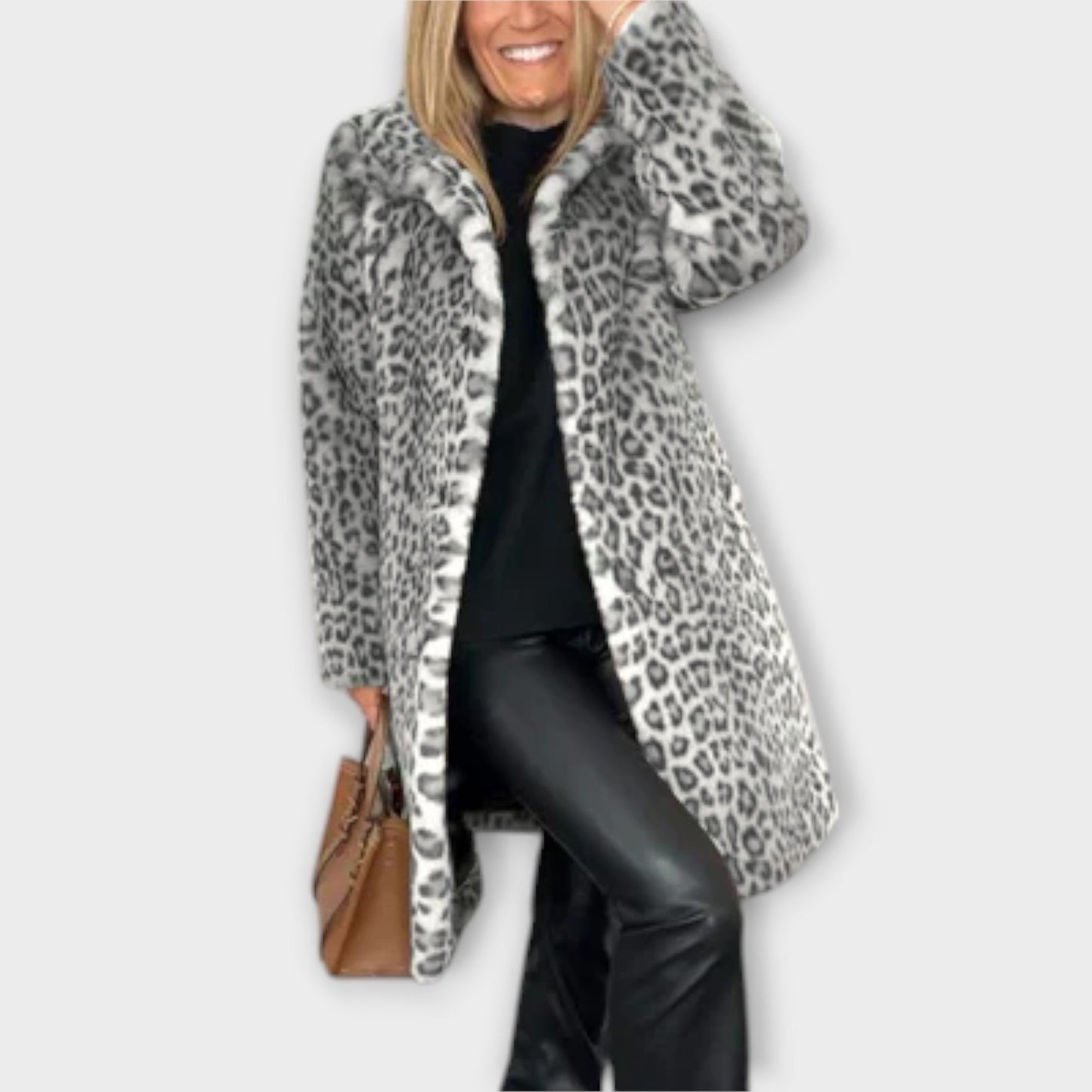 Amara - Leopard Print Coat