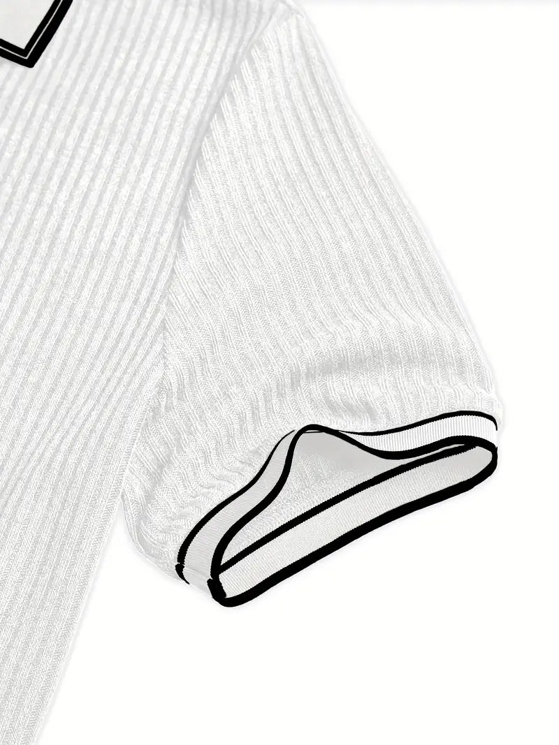 SEBASTIAN I STRUKTURIERTES POLOSHIRT