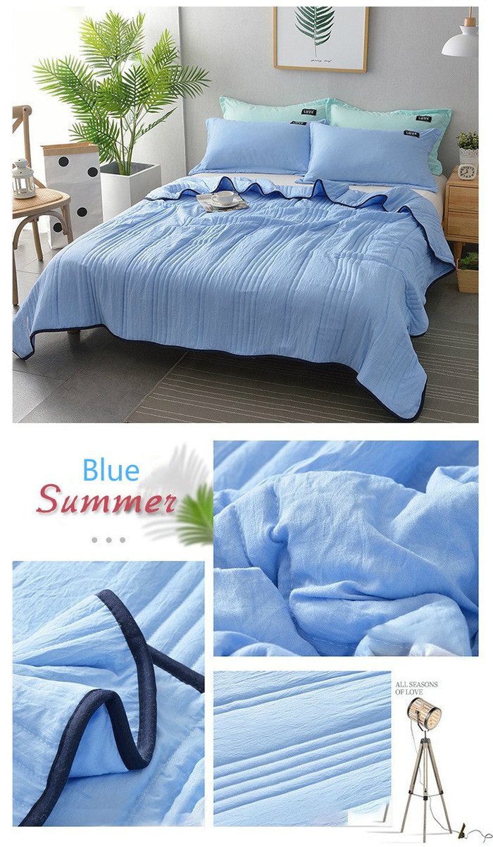 Coole Seidige Kingsize Sommerdecke