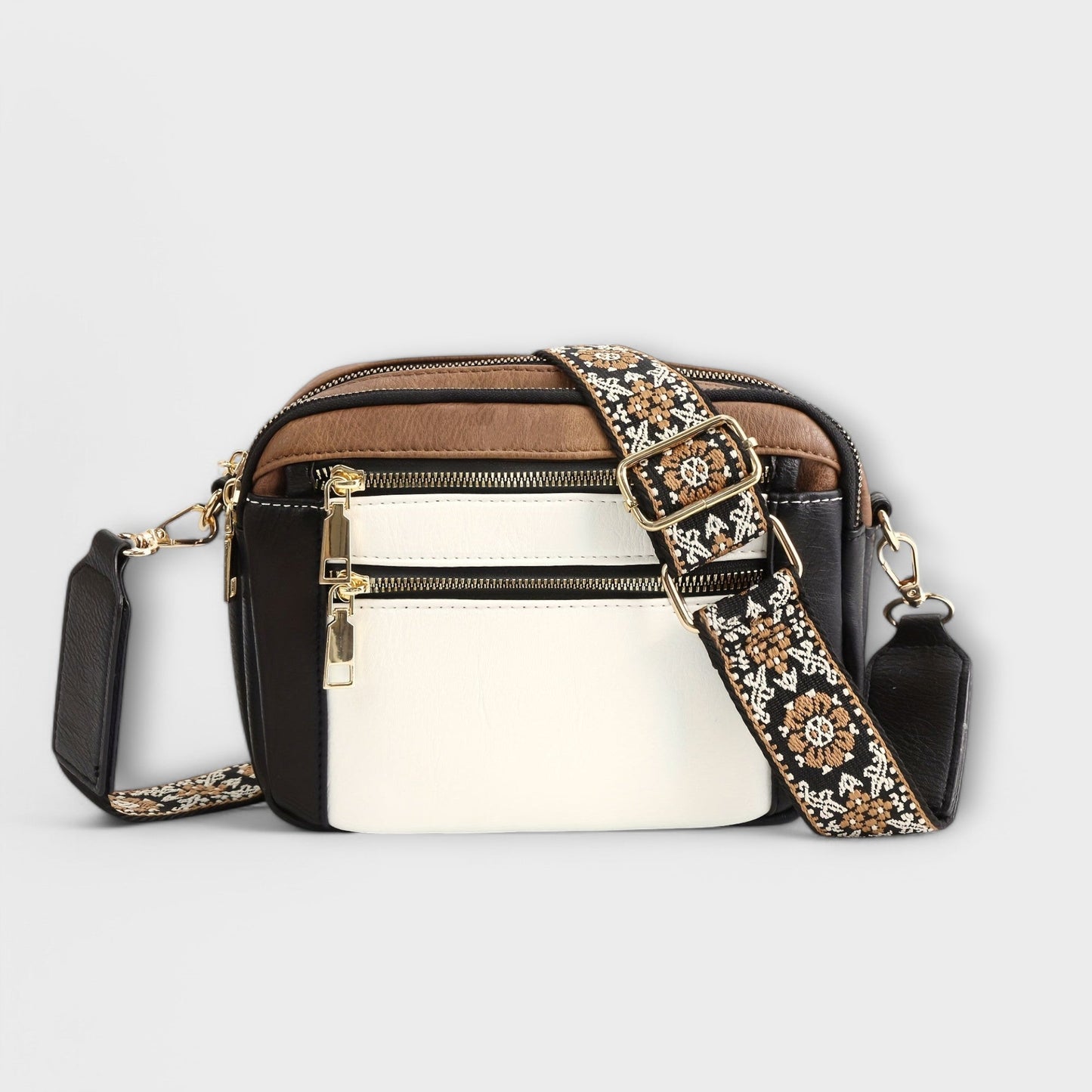 Vegane Leder Crossbody-Tasche