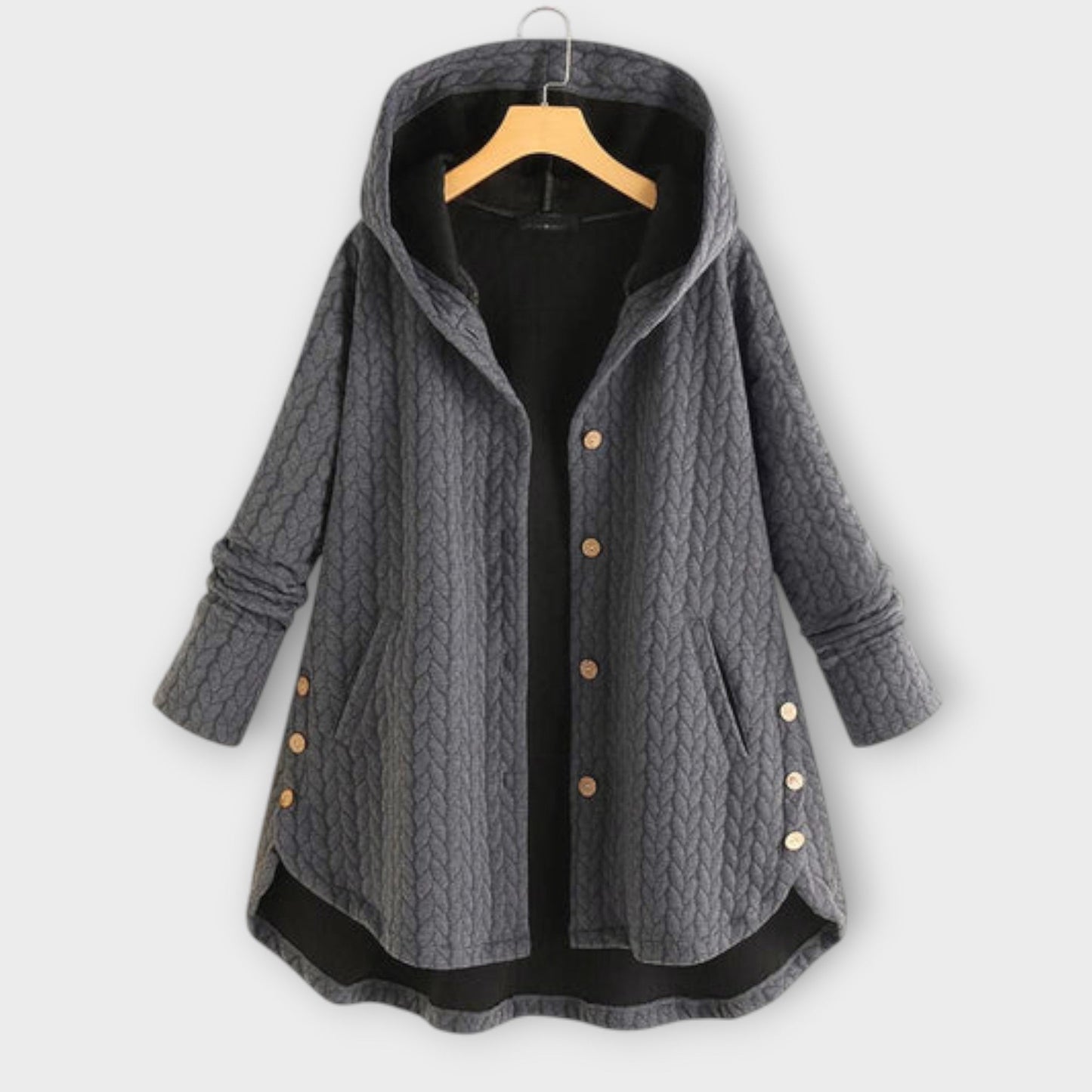 Leslie - Gemütliche Button-Up Jacke