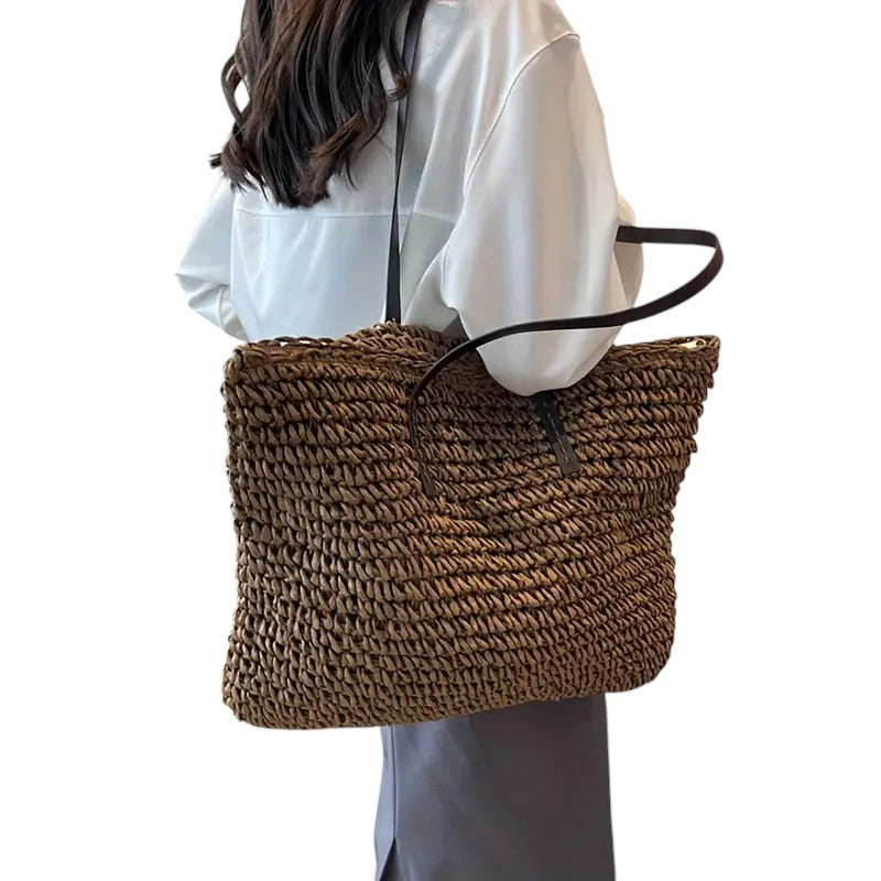 Woven Tote Tasche