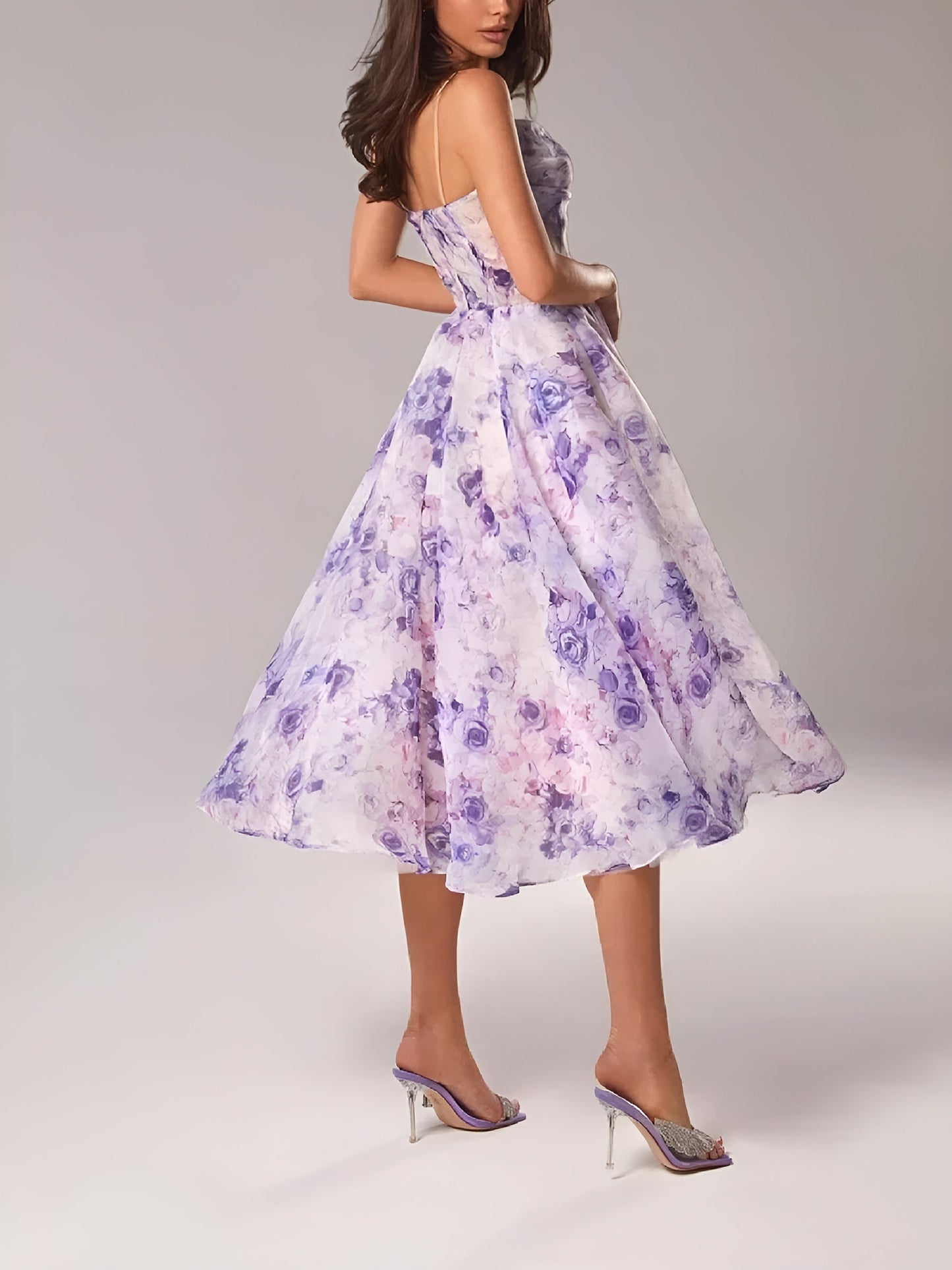 SOPHIA I FLORALES PARTYKLEID