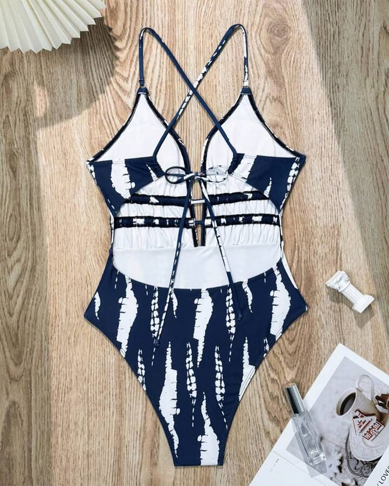 Badeanzug sexy Triangel Einteiler