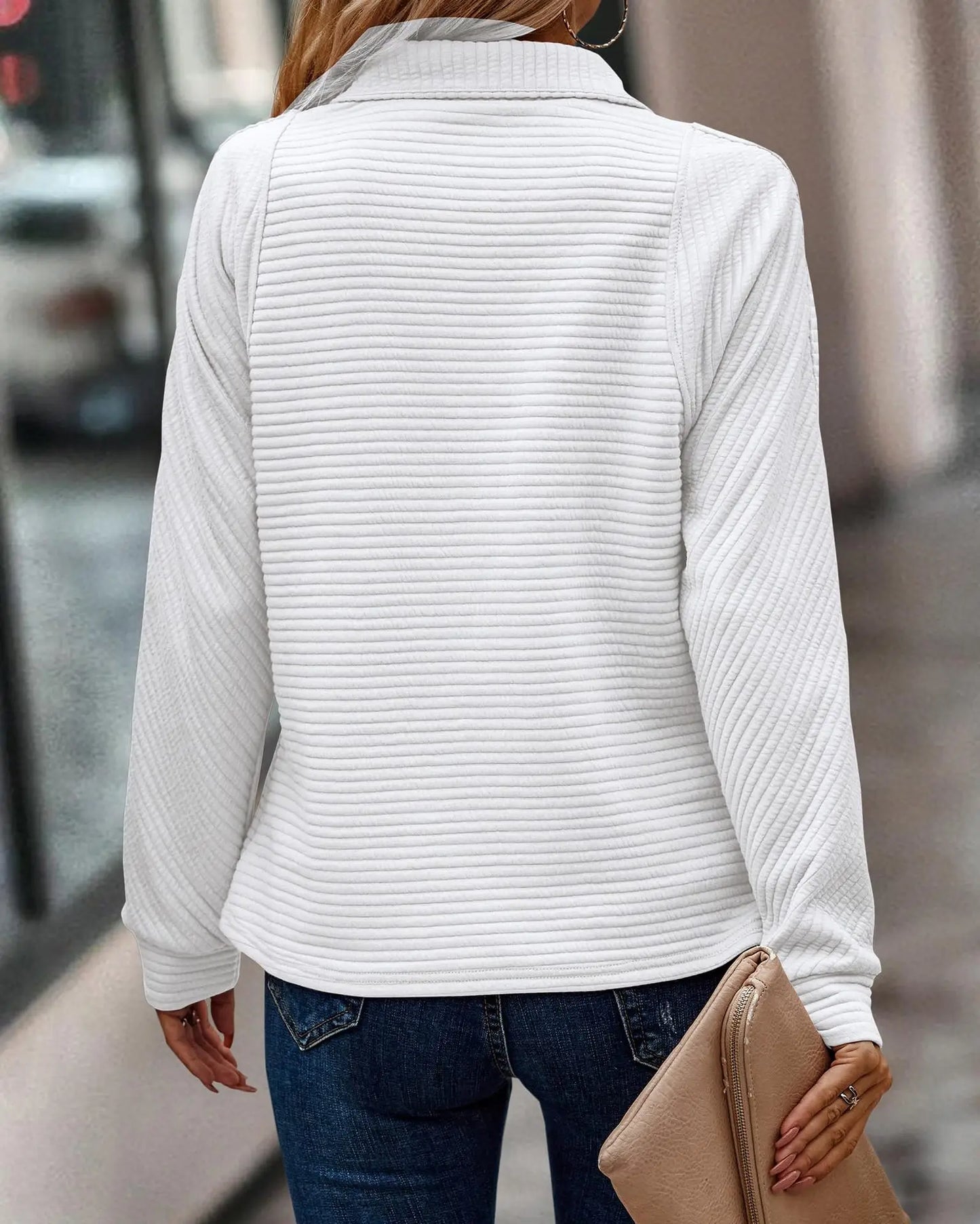 Viola - Eleganter Pullover Mit V-Ausschnitt