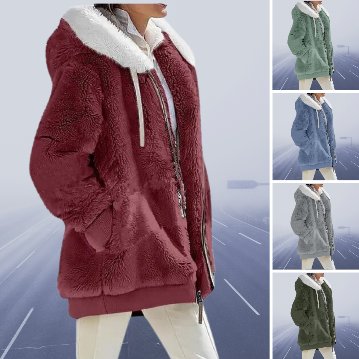 Alessandra – neue Alltagsjacke mit Kapuze