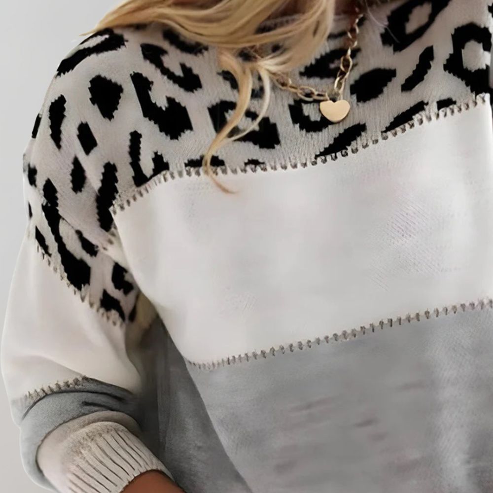 Cheyenne - Leopardenmuster Hoodie mit Casual-Print
