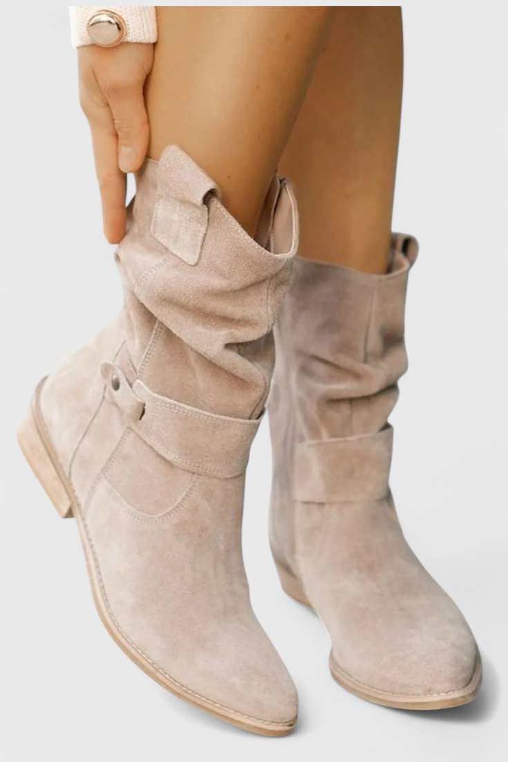 Aira - Klassische Wildleder-Ankle Boots