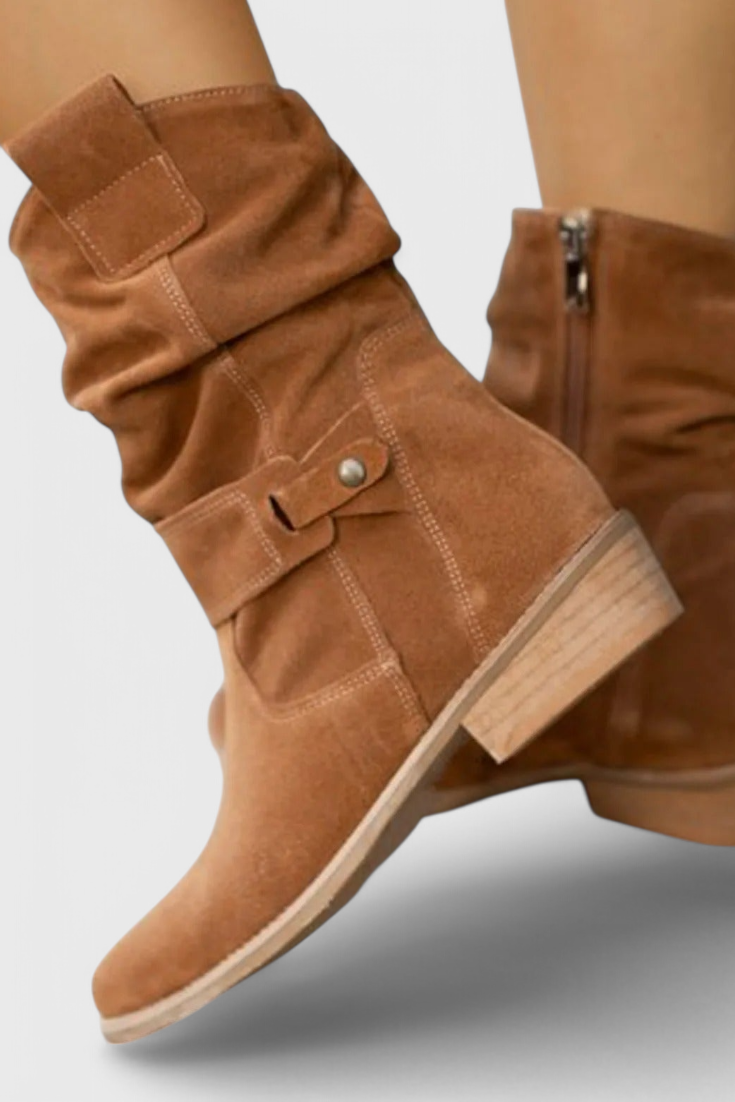 Aira - Klassische Wildleder-Ankle Boots