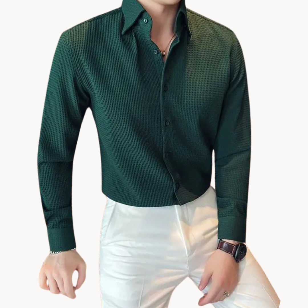 Cumbre | Langarmhemd mit Knöpfen