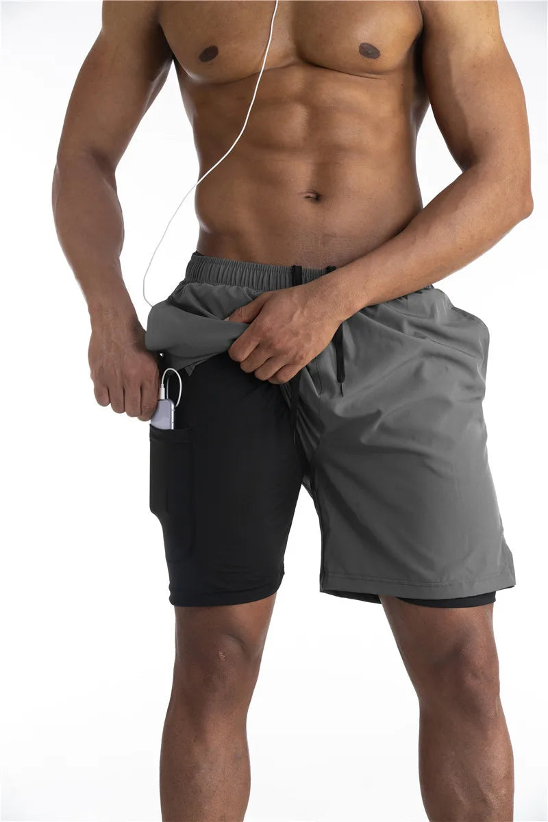Herren Laufshorts mit integriertem Innenfutter