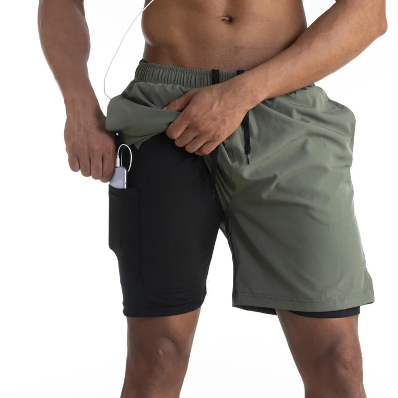 Herren Laufshorts mit integriertem Innenfutter