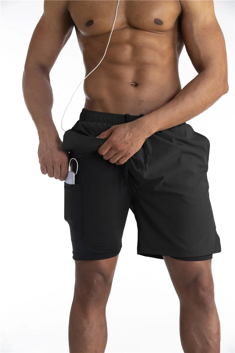 Herren Laufshorts mit integriertem Innenfutter