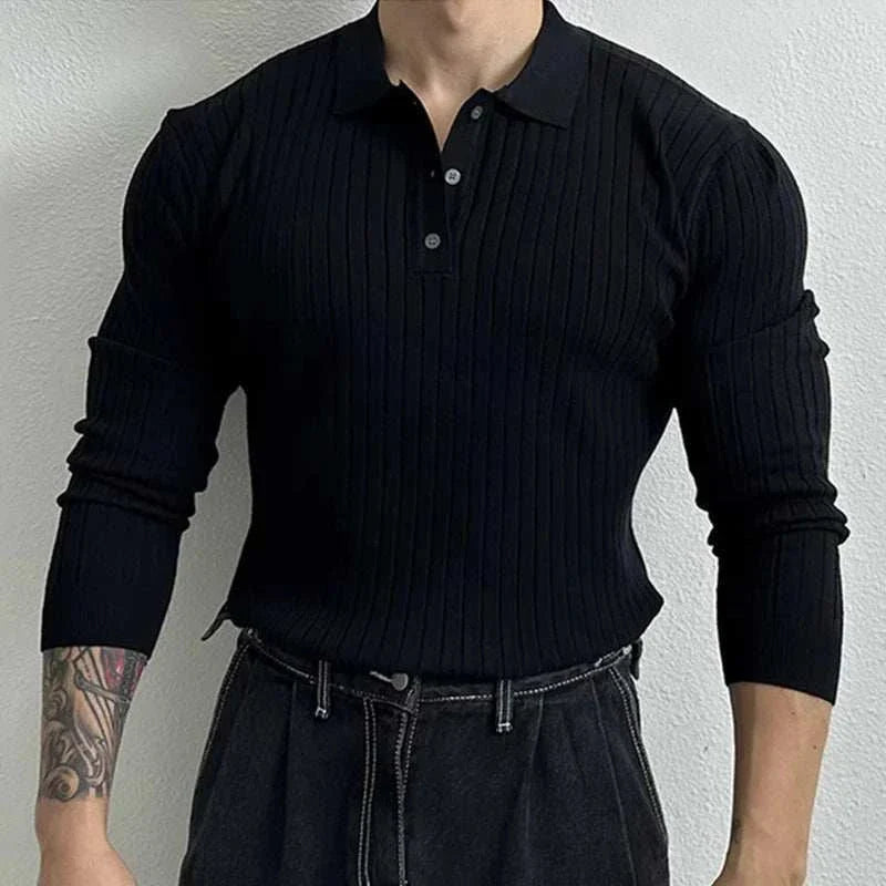 Herren Slim Fit Strickpullover