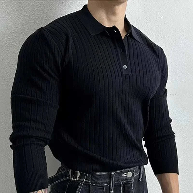 Herren Slim Fit Strickpullover