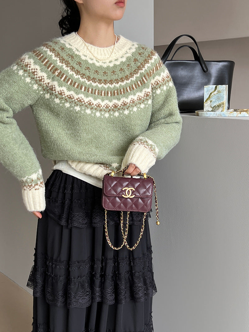 Dicke Strick-Winterpullover