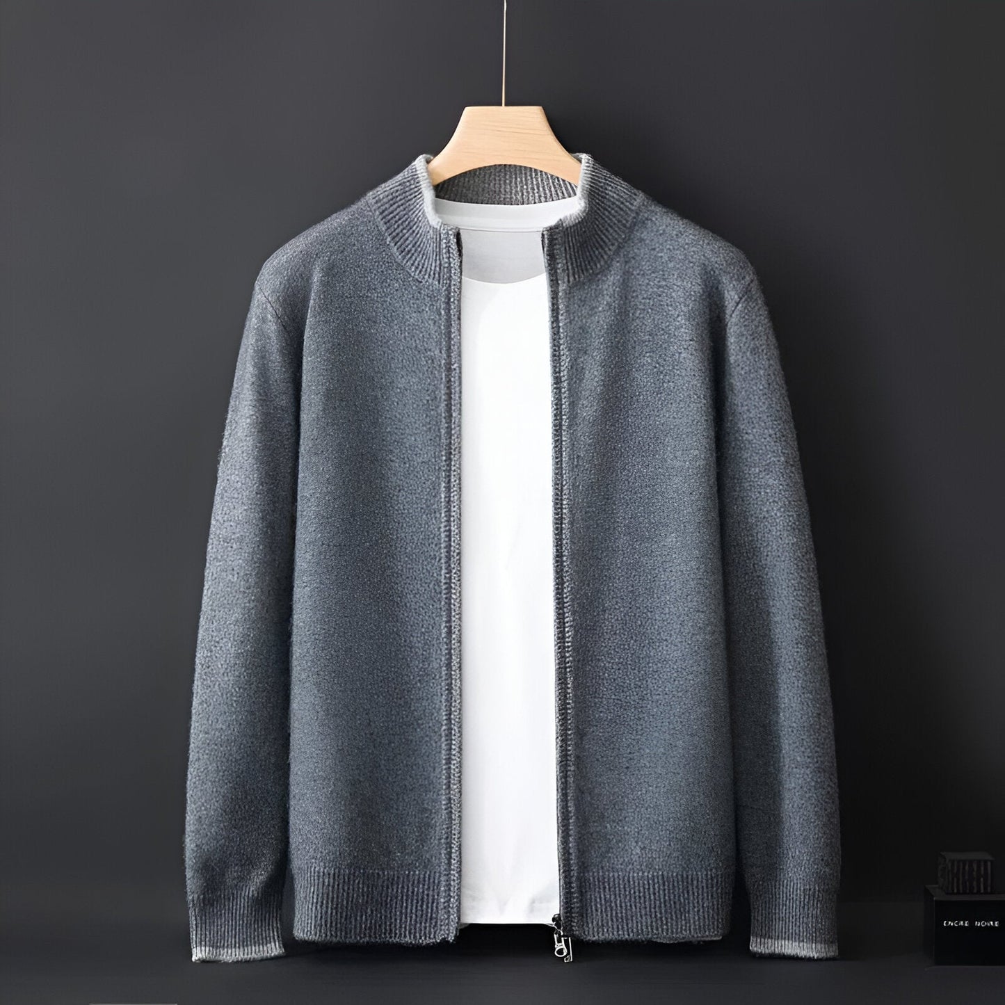 FELIX | LUXUS-KASCHMIR-JACKE MIT REISSVERSCHLUSS