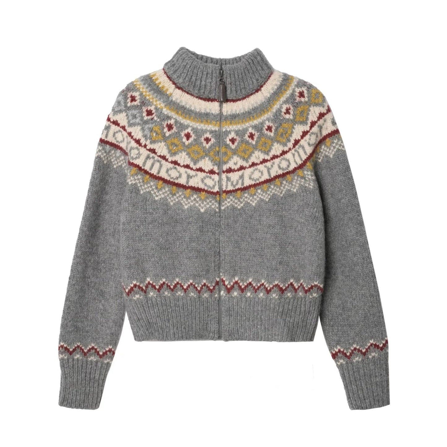 Damen Hoher Kragen Pullover