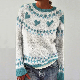 Warmer Pullover mit Klassischen Einflüssen