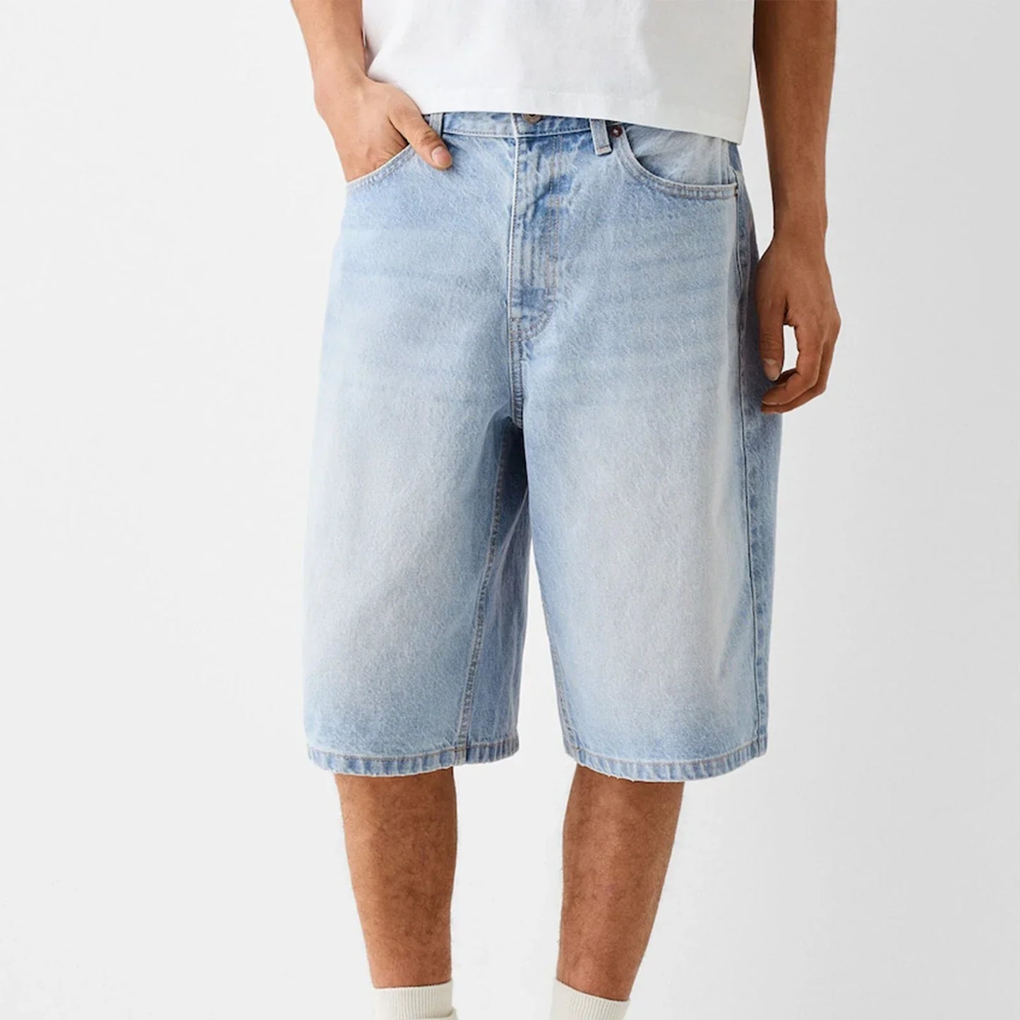 Oakford Herren Denim Shorts