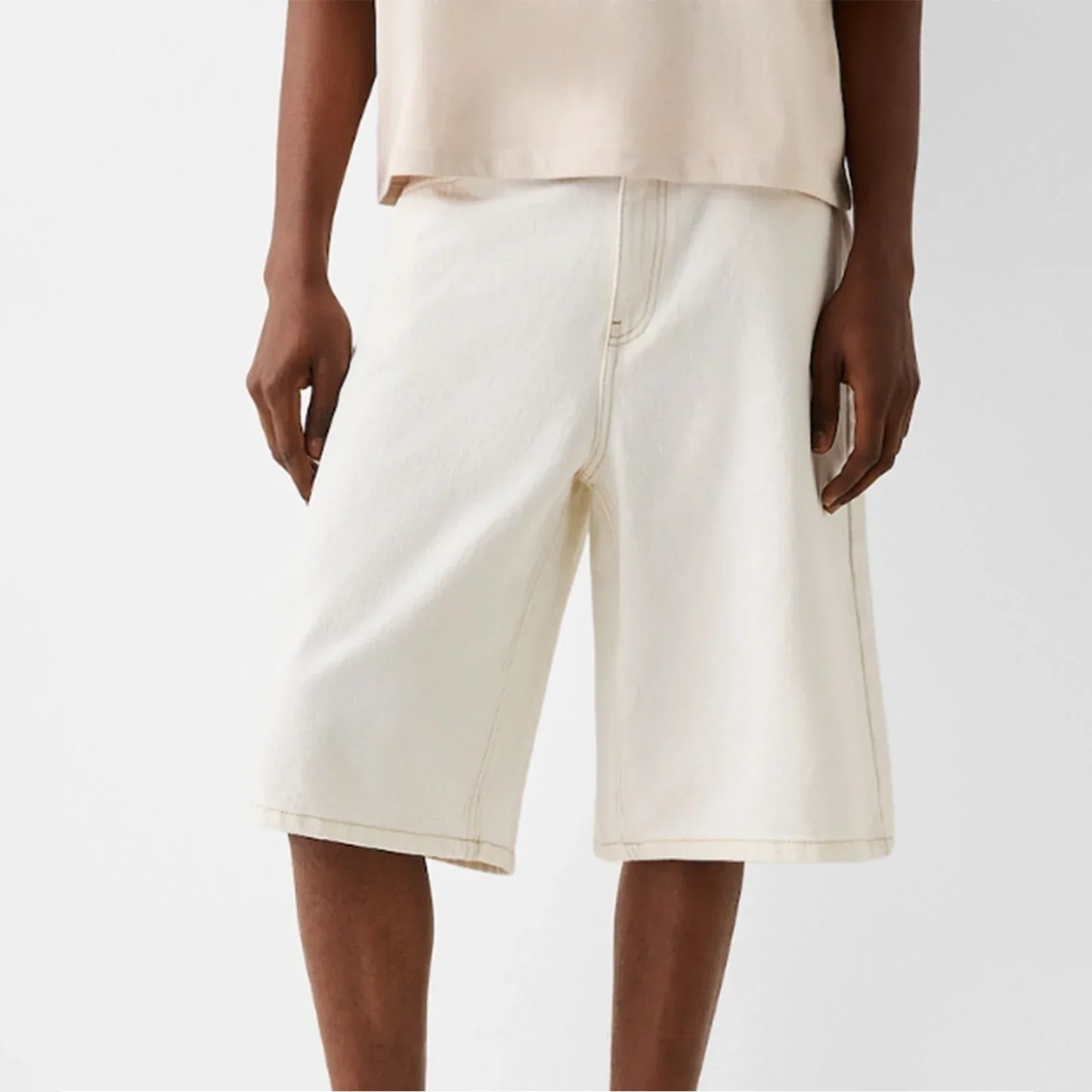 Oakford Herren Denim Shorts