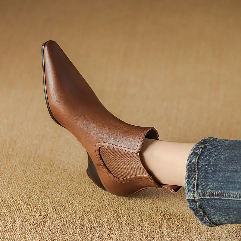 Laira Echtleder Stiefel