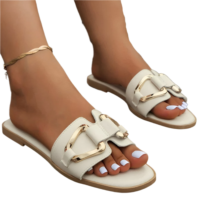 Monaco Flache Sandalen