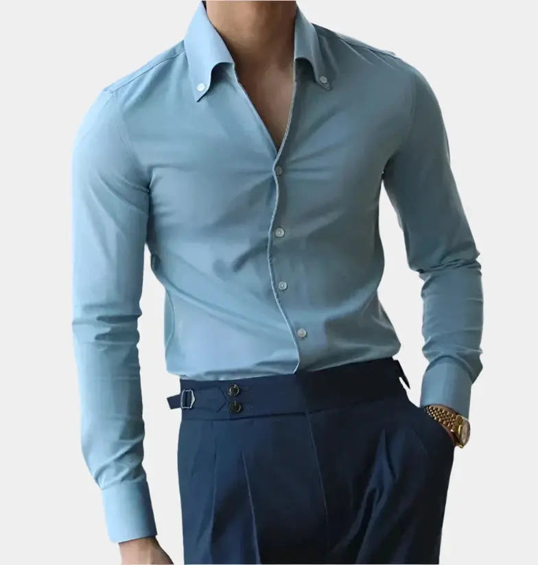 Herren Slim Fit Hemd | Elegantes Button-Down