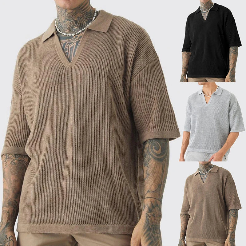 Rowan Offene Kragen Strickshirt