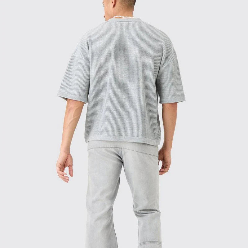 Rowan Offene Kragen Strickshirt