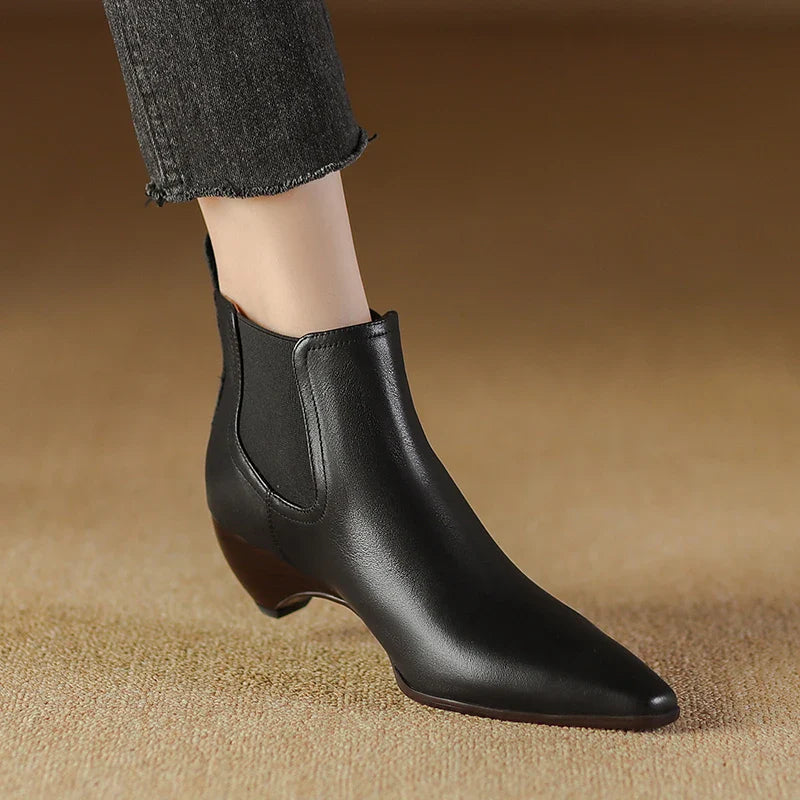 Laira Echtleder Stiefel