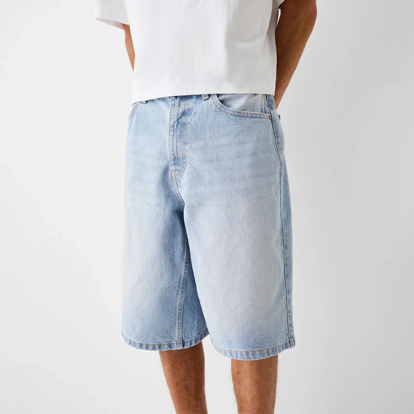 Oakford Herren Denim Shorts