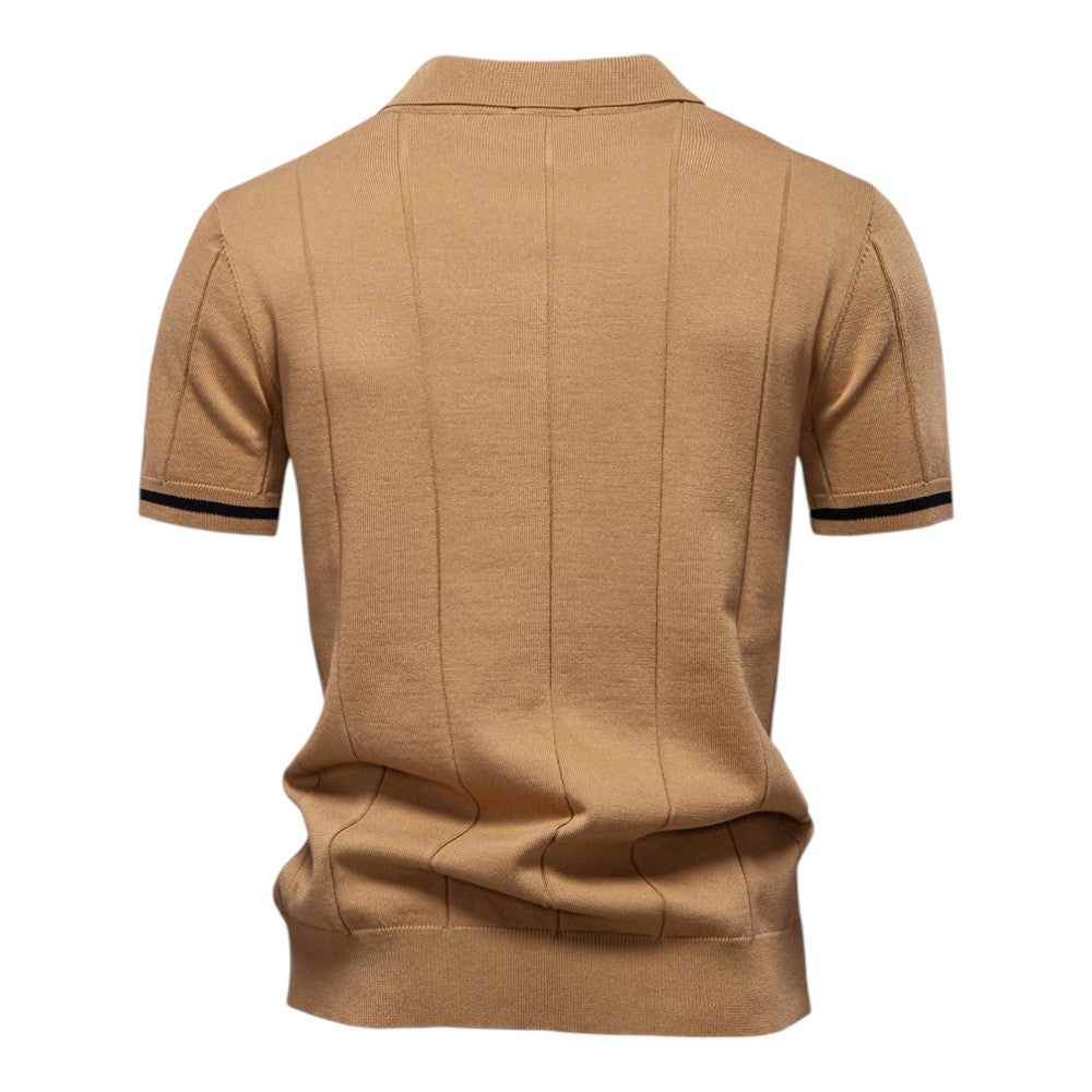 John™ | Freizeit-Polo-Shirt mit Reißverschluss im sportlichen Stil