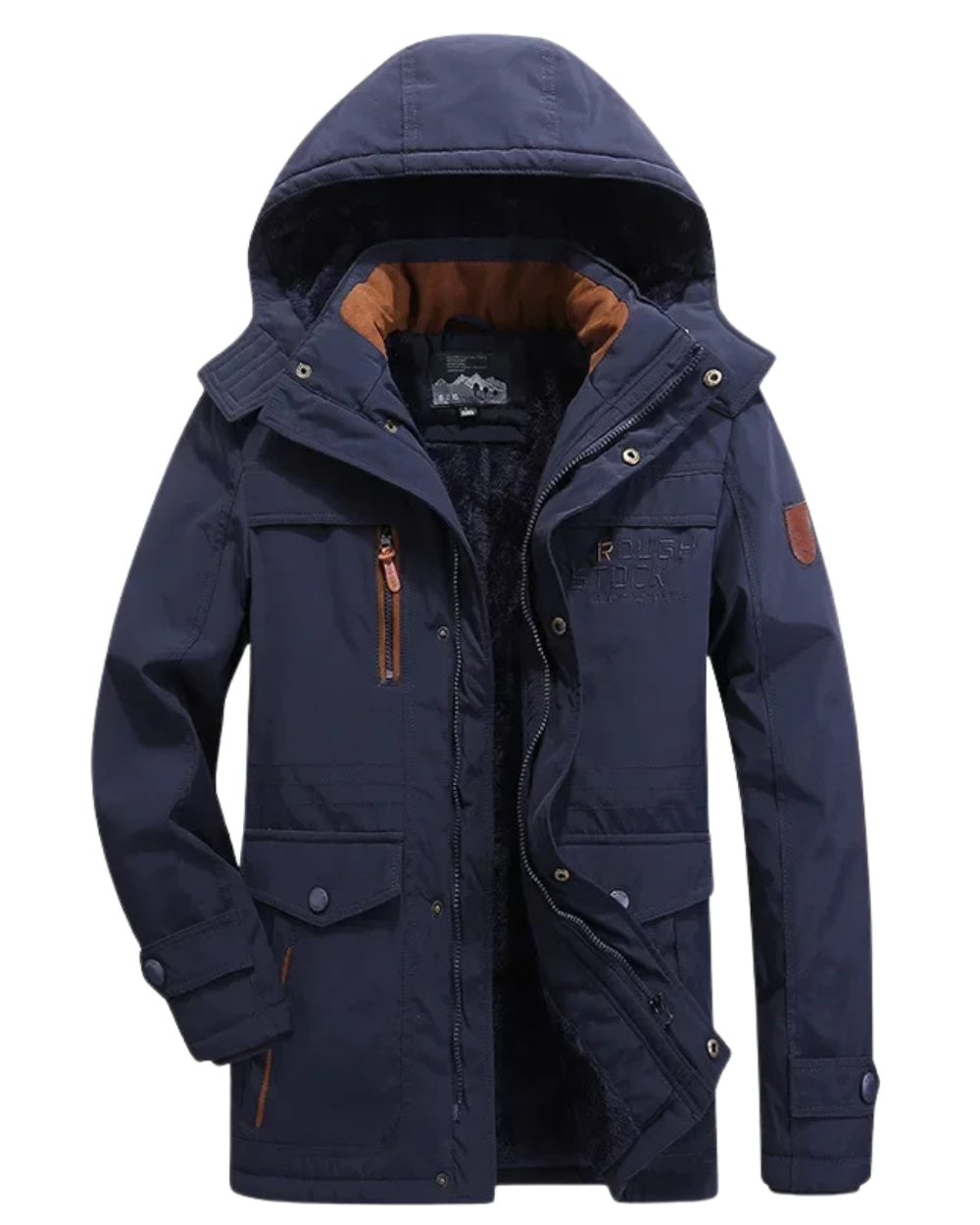 Elegante Gepolsterte Winterjacke