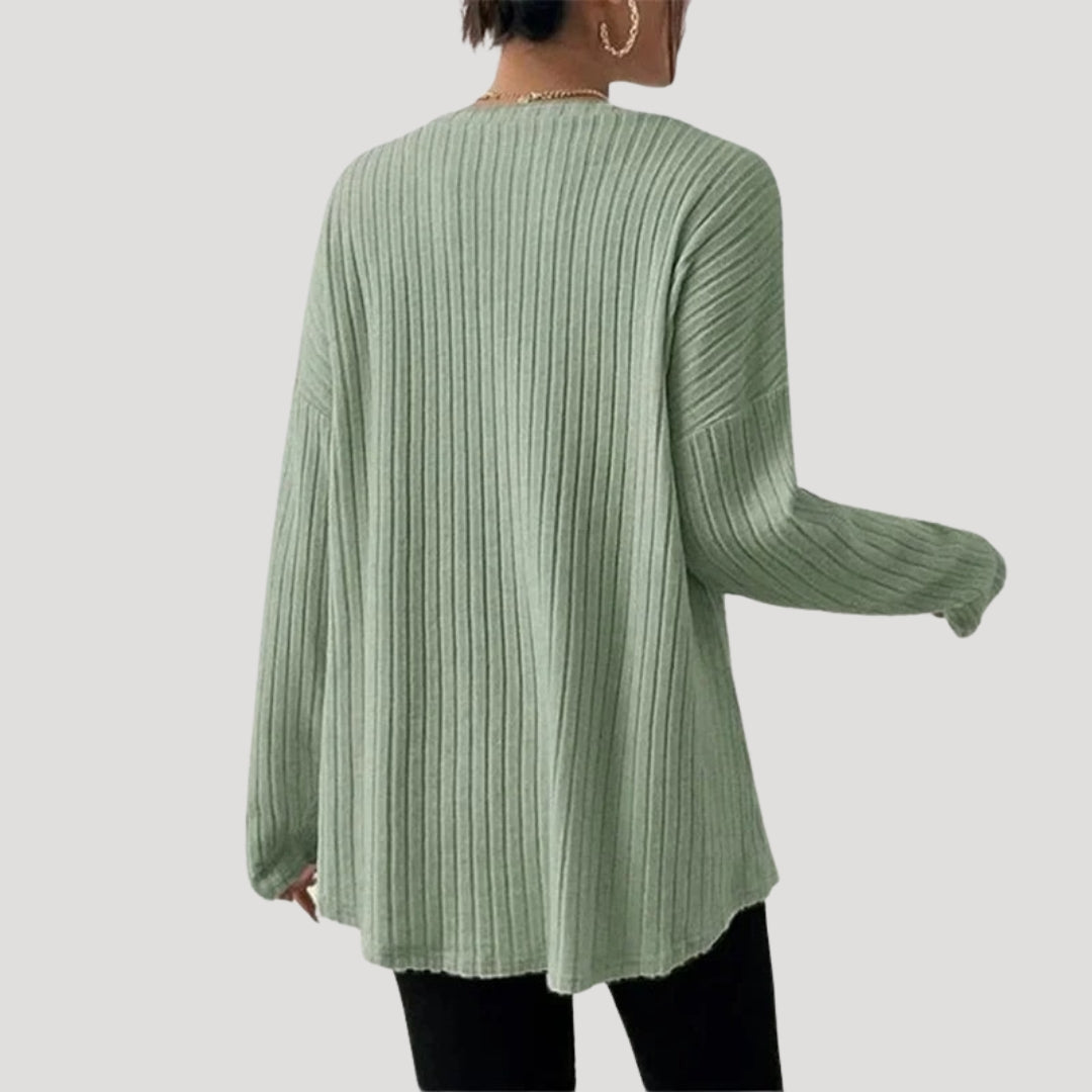 Damen Oversized Strickpullover
