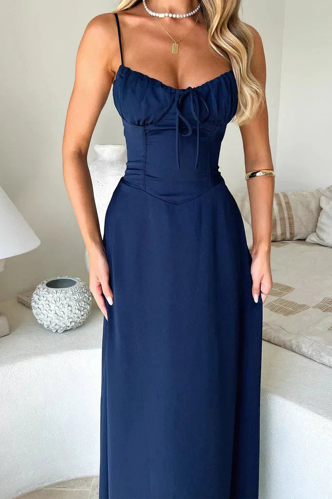 CATARINA | Maxikleid mit Spaghettiträgern für Sommerveranstaltungen