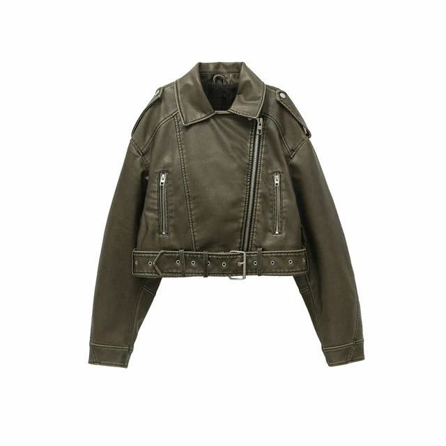 Alva - Leather Jacke