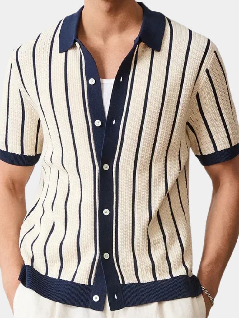 FRIDOLIN I BEQUEMES STRICK-POLOSHIRT