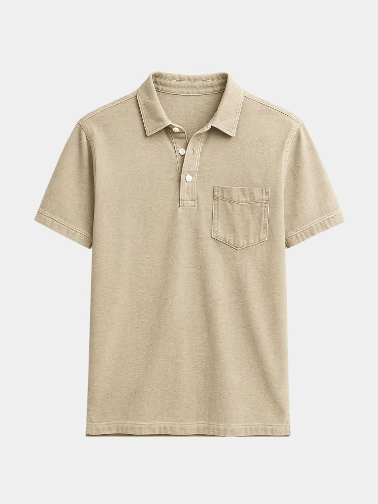 LANGSTON I VINTAGE-POLOSHIRT