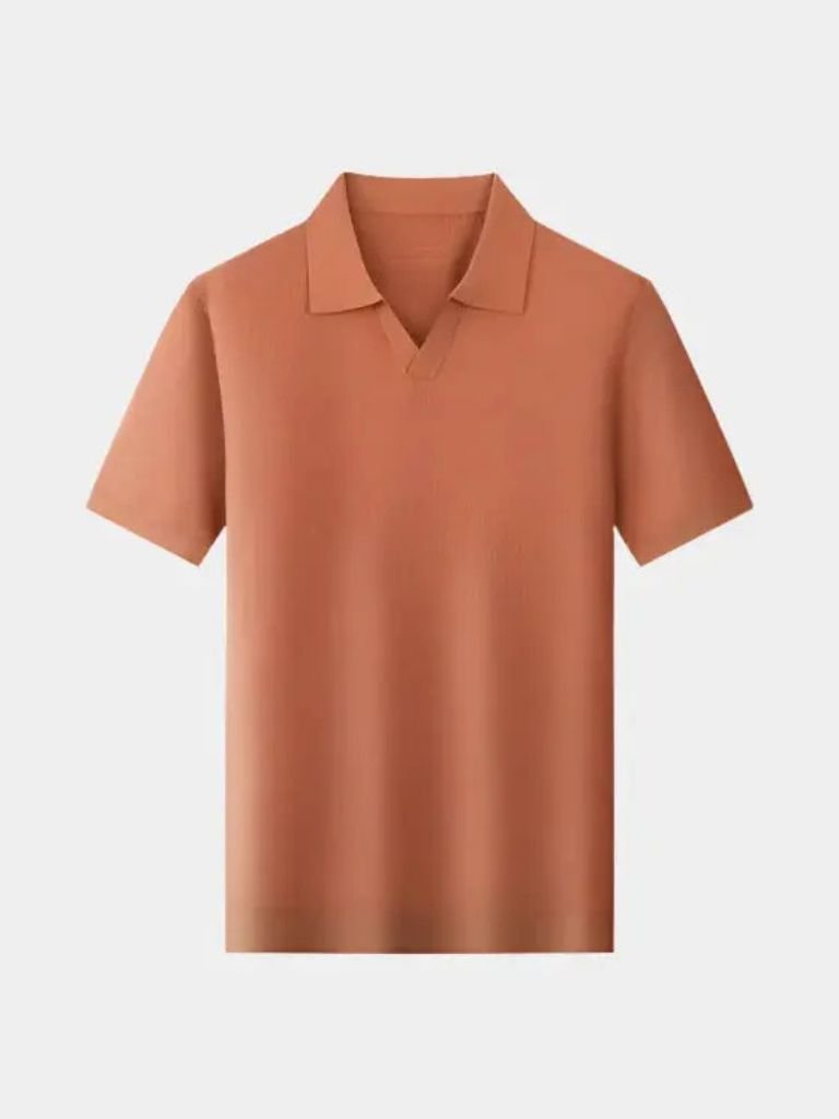 CARSTEN I LÄSSIGES STRICK-POLOSHIRT