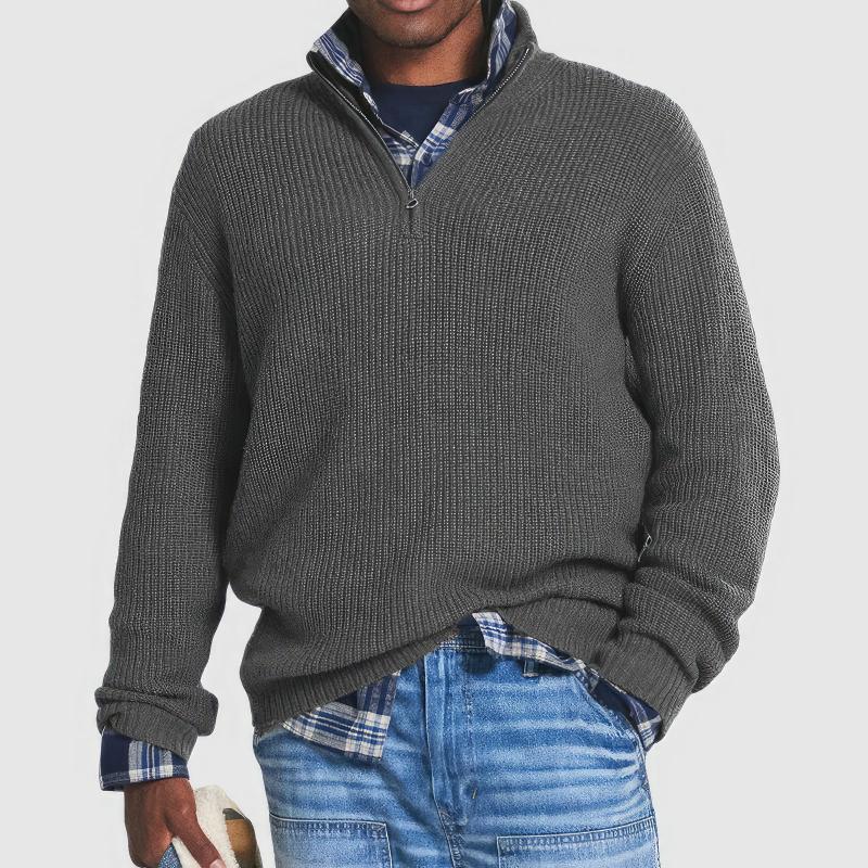Finn - Bequemer Zip-Pullover