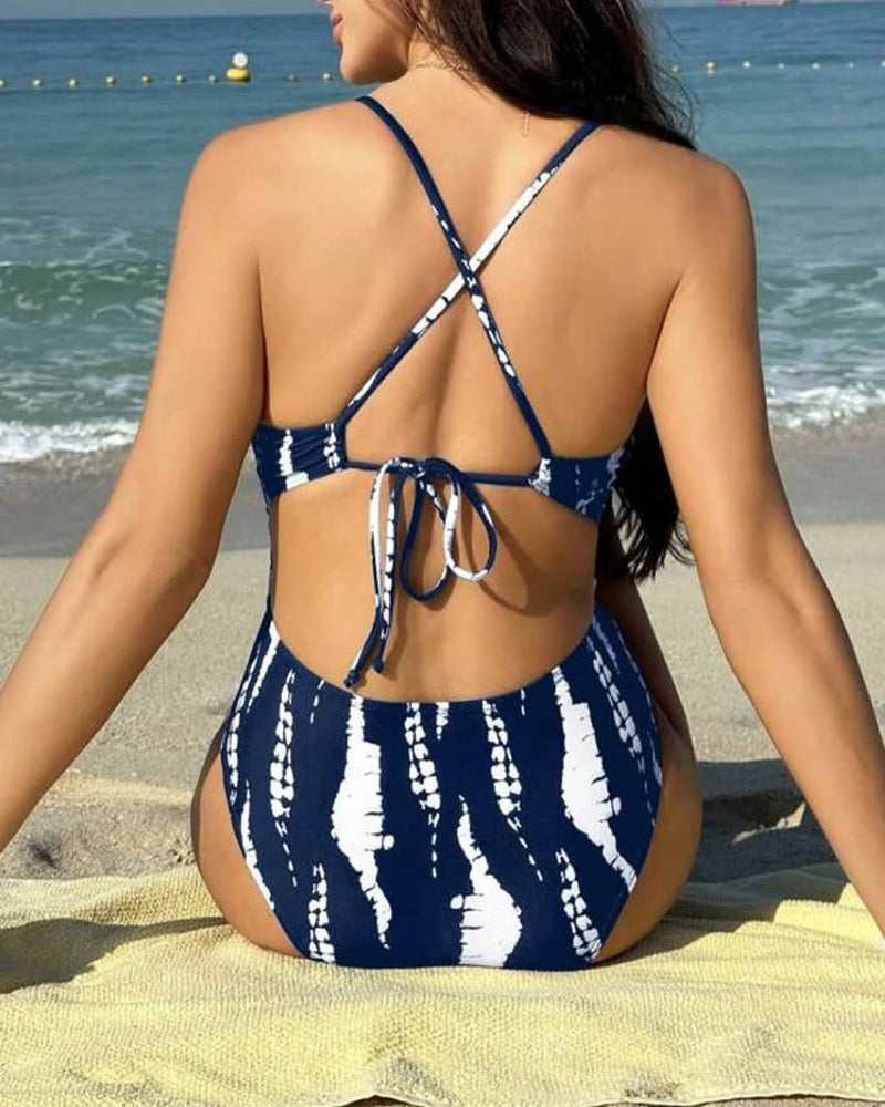 Badeanzug sexy Triangel Einteiler