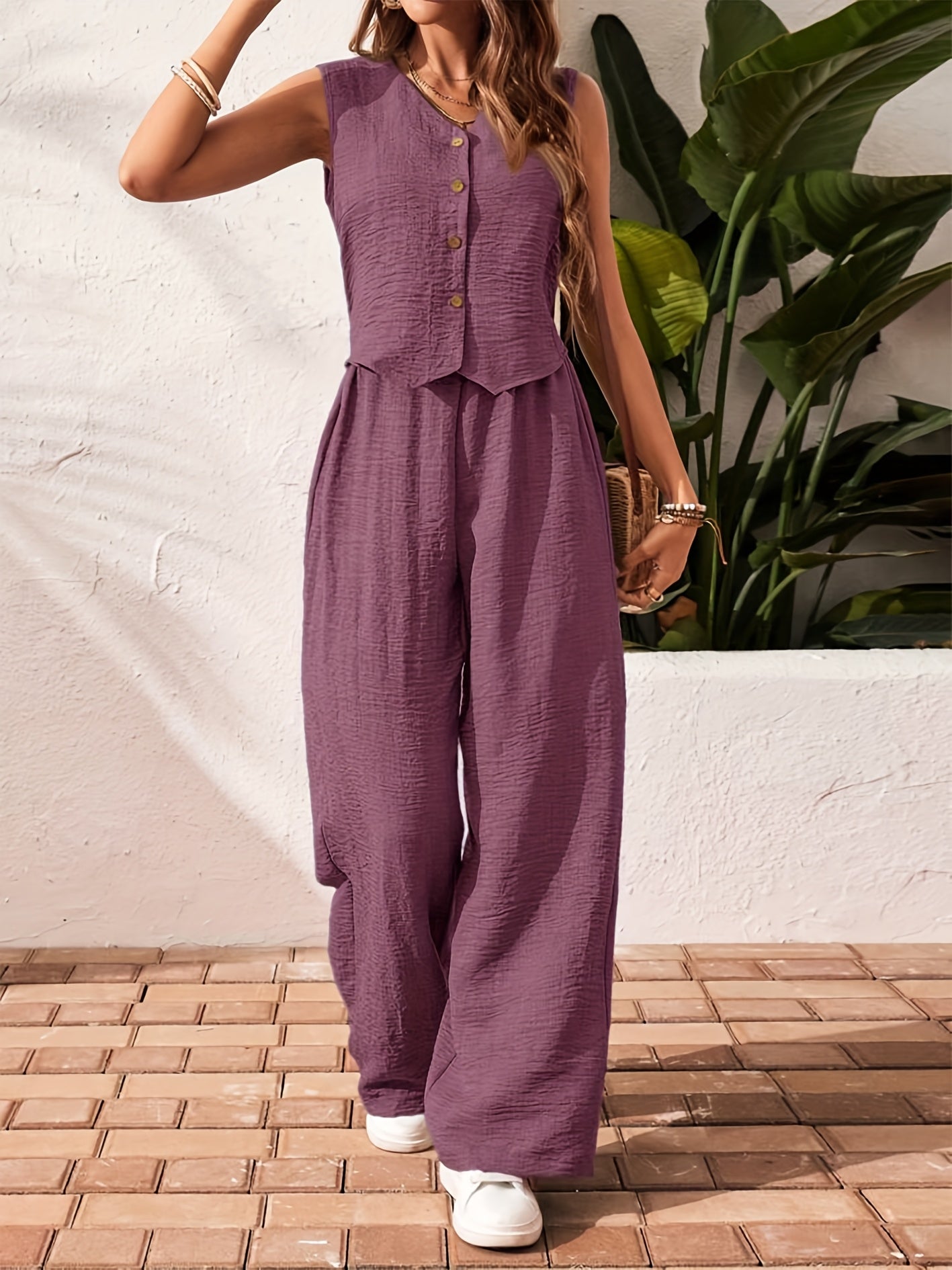 Sophie | Stilvoller Ärmelloser Jumpsuit